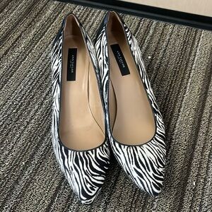 Ann Taylor calf hair pumps size 8M